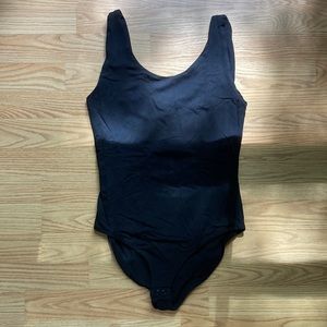 Pact black bodysuit women’s small, like new